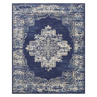 Nourison Grafix Distressed Vintage Medallion Rug