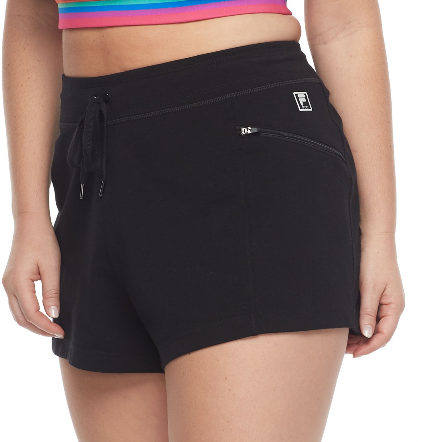 plus size fila shorts