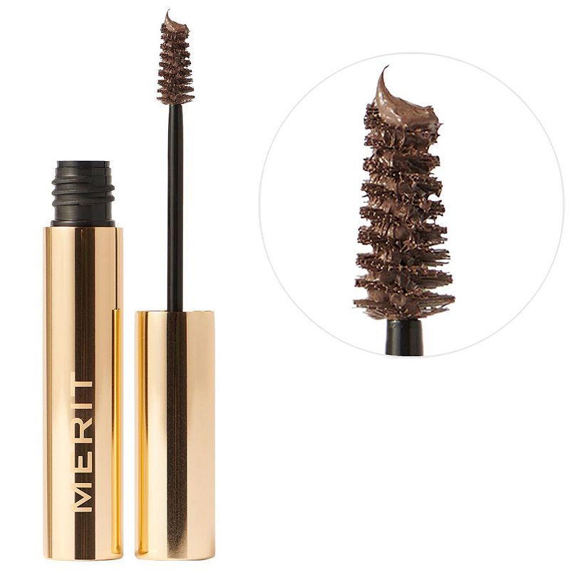 MERIT Brow 1980 Volumizing Tinted Eyebrow Gel-Pomade,