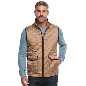 Men's Caribbean Joe Fleece-Lined Quilted Vest