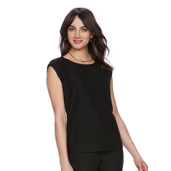 Women's ELLE™ Swiss Dot Tee