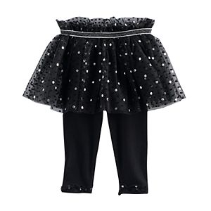 Baby Girl Baby Starters Ruffle Polka-Dot Tutu Leggings