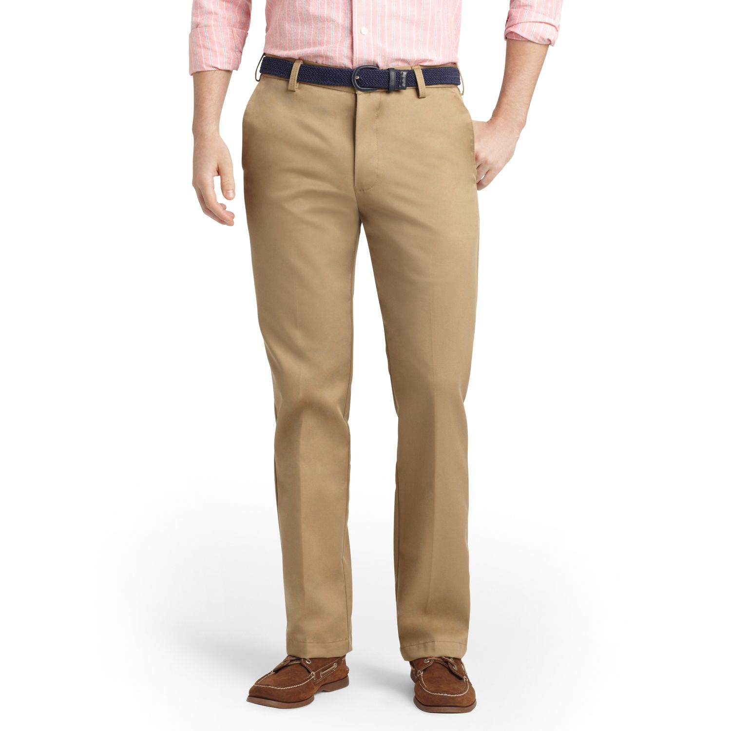 izod pleated chino pants