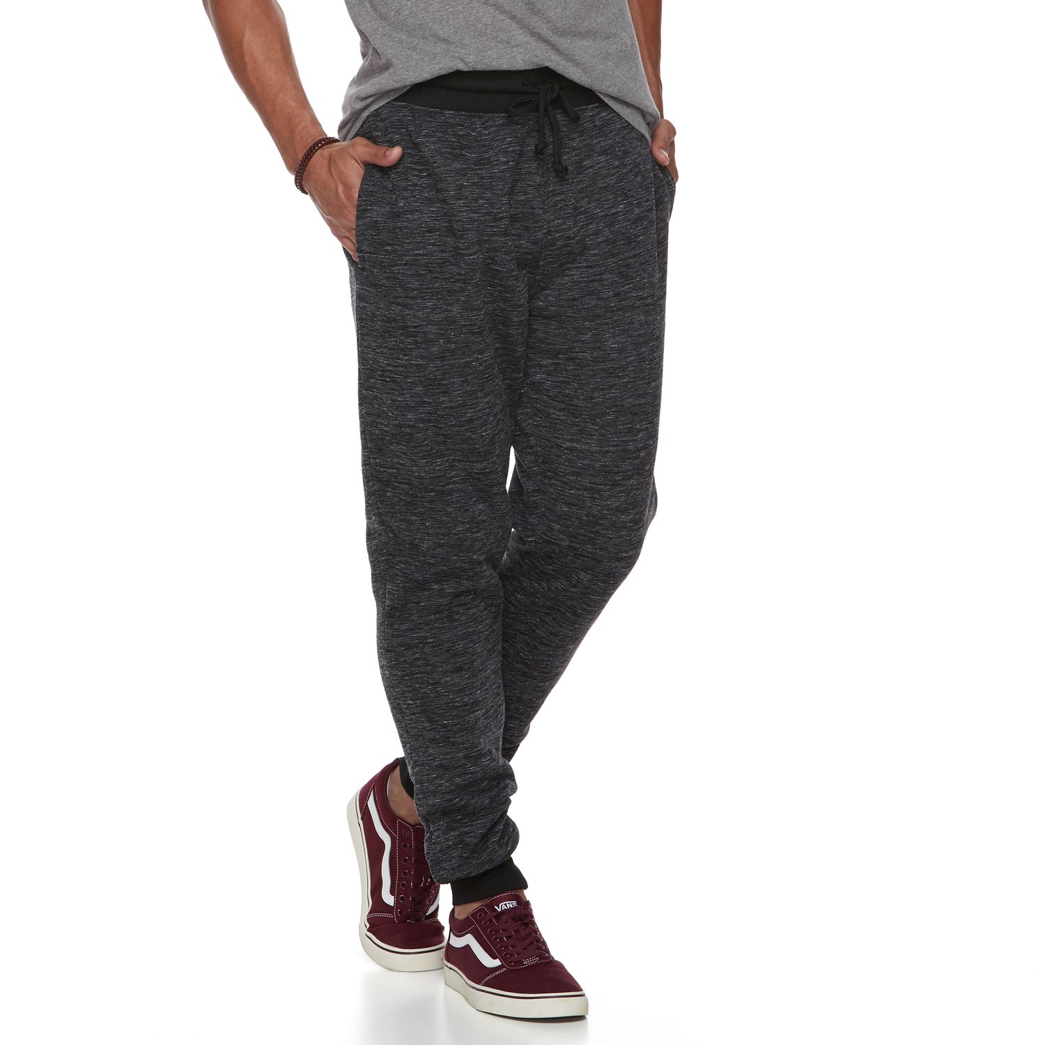 mens sherpa lined joggers