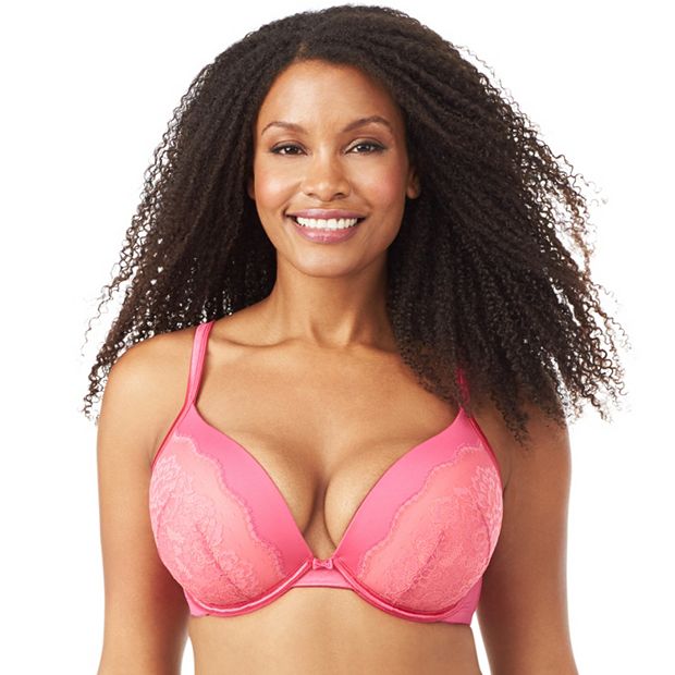 Pink Plunge Bras, Deep Plunge Bras, Push Up Plunge Bras