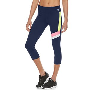 Women's FILA SPORT® Cross Stripe Capri Leggings