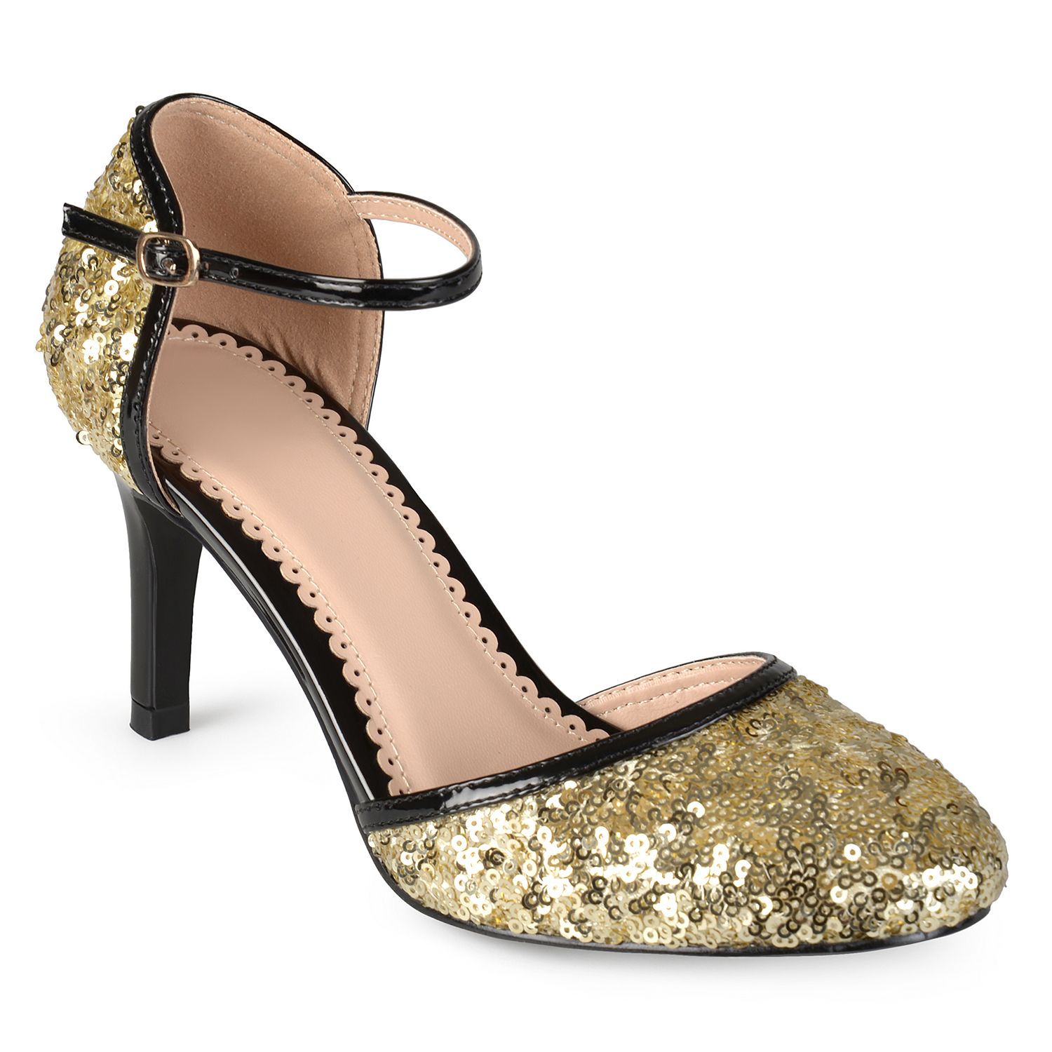 kohls gold heels
