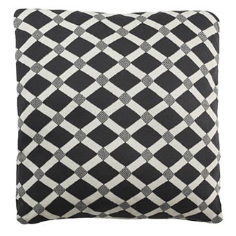 Safavieh Diamond Geometric Knit Throw Pillow