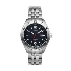 Armitron Men's Stainless Steel Solar Watch - 20/5253BKSV