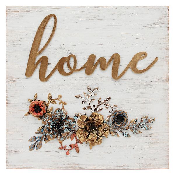 Stratton Home Decor Rustic "Home" Wall Decor