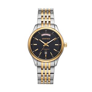 Armitron Men's Two Tone Stainless Steel Watch - 20/5255BKTT