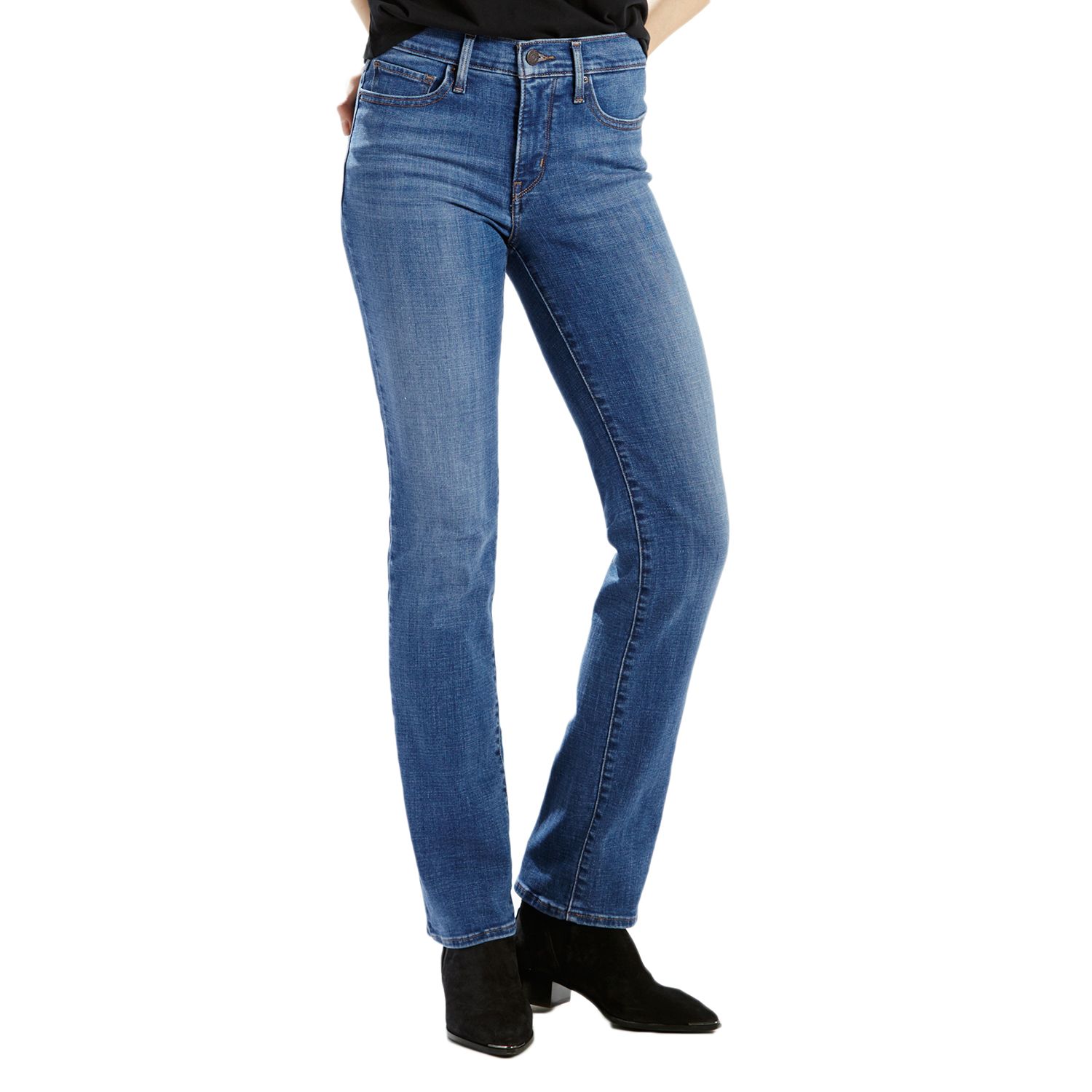 womens levis slimming straight leg jeans