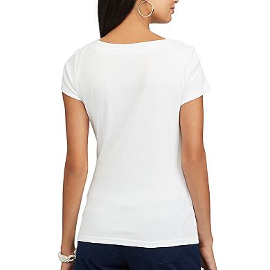 Women's Chaps Lace-Up Tee 
