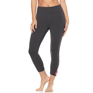 Women's Gaiam Om Crisscross Yoga Capri Leggings