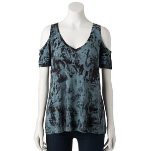 Women's Rock & Republic® Cold-Shoulder Tee