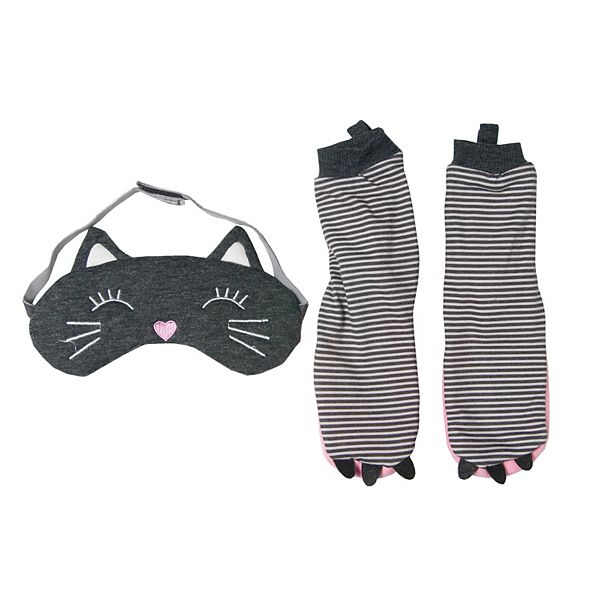Girls 2 6 Oshkosh B Gosh Cat Socks Sleep Mask Set - jojo siwa boomerang dress original roblox