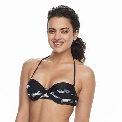 Women's adidas Abstract D-Cup Bandeau Bikini Top 