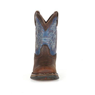 Lil Durango Boys' Full Grain Saddle Western Boots