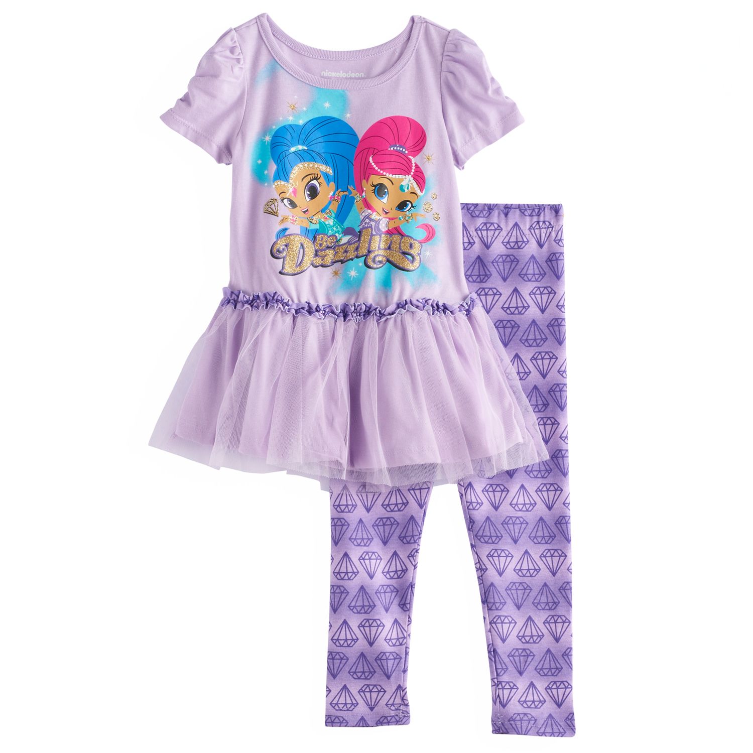 shimmer and shine tutu set