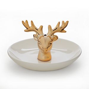 LC Lauren Conrad Deer Ring Holder Trinket Tray