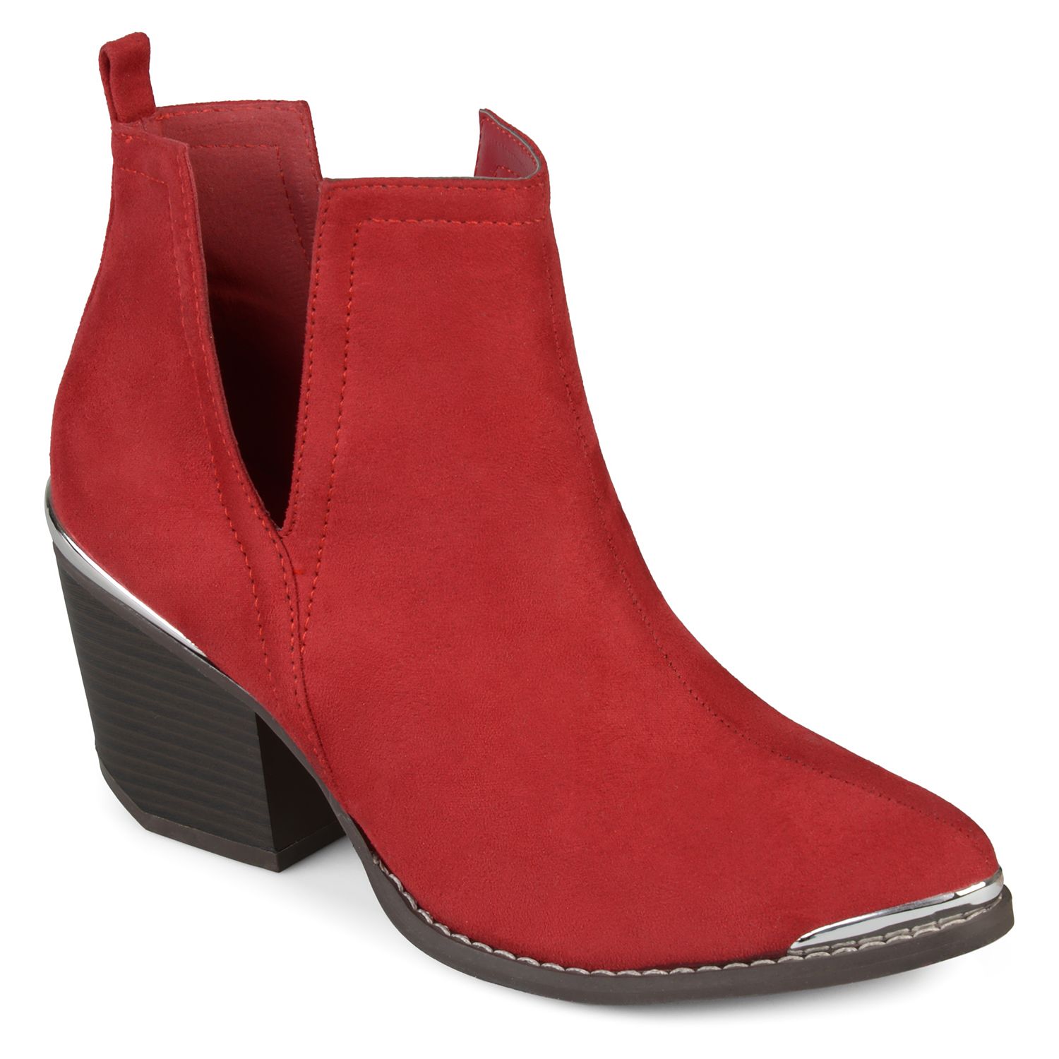 womens red bootie