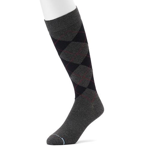 Men's Dr. Motion Print Compression Knee-High Socks