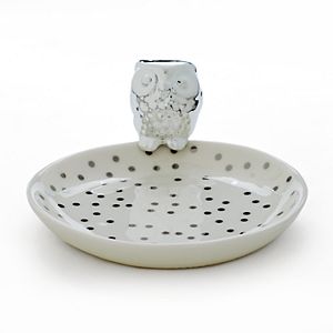 LC Lauren Conrad Perched Owl Trinket Tray