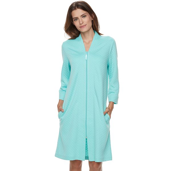 Women's Croft & Barrow® Quilted ZipUp Duster Robe