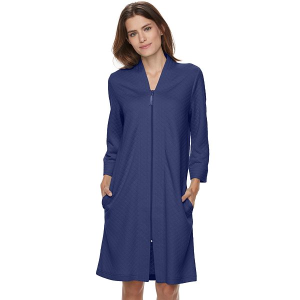 Women's Croft & Barrow® Quilted ZipUp Duster Robe
