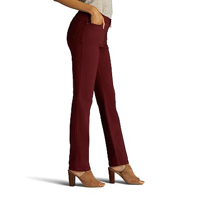Petite Lee Instantly Slims High Waisted Straight-Leg Jeans