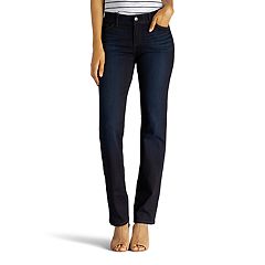 Lee Womens Petite Relaxed Fit Straight Leg Jeans, Bewitched, 16