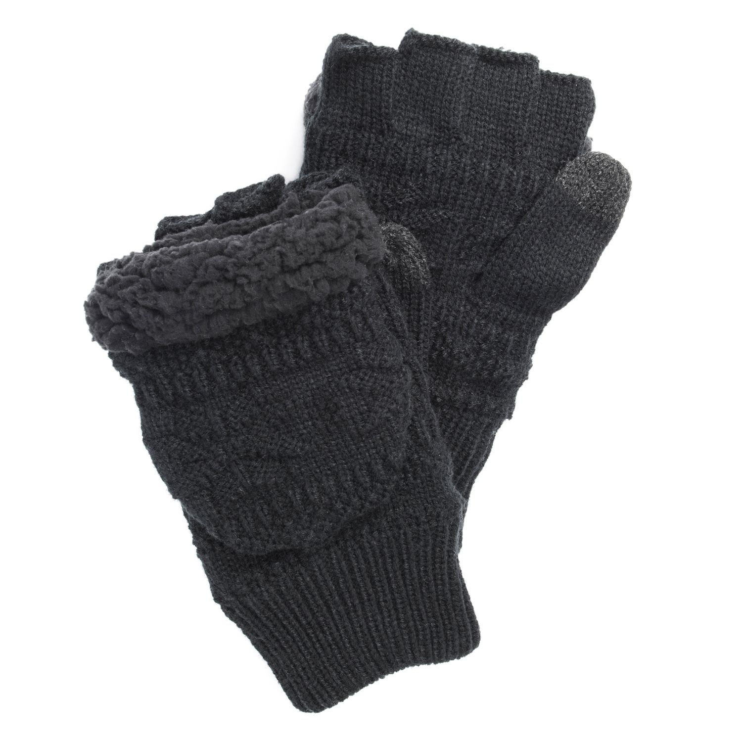 mens fingerless winter gloves