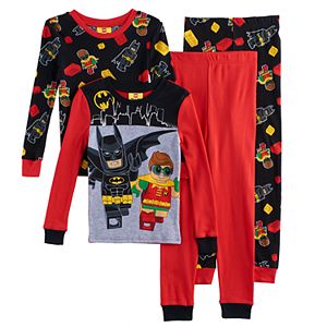 Boys 4-10 LEGO Batman 4-Piece Pajama Set