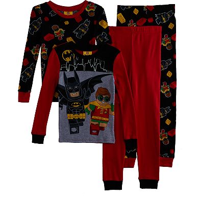 Boys 4-10 LEGO Batman 4-Piece Pajama Set