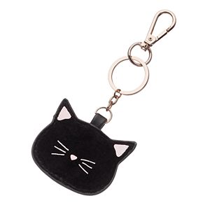 LC Lauren Conrad Velvet Cat Key Chain