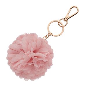 LC Lauren Conrad Chiffon Pom Pom Key Chain