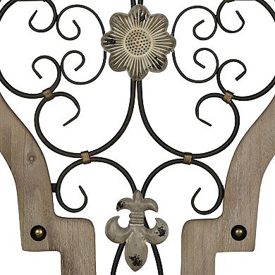 Stratton Home Decor French Country Scroll Wall Decor 