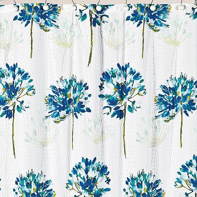 Saturday Knight, Ltd. Floral Blue Medley Shower Curtain