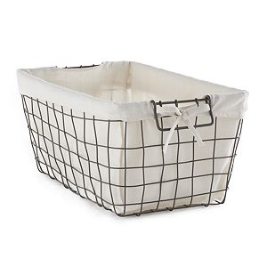 Soho Market Rustic Wire Storage Bin