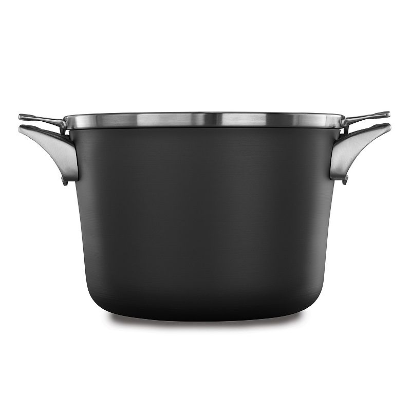 UPC 016853068135 product image for Calphalon Premier Space-Saving Nonstick 8-qt. Stockpot, Black, 8 QT | upcitemdb.com