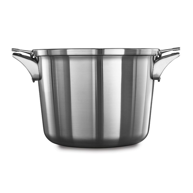 UPC 016853068173 product image for Calphalon Premier Space-Saving 8-qt. Stainless Steel Stockpot, Grey, 8 QT | upcitemdb.com