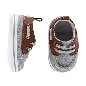 Baby Boy Carter's Wool Boat Crib Shoes