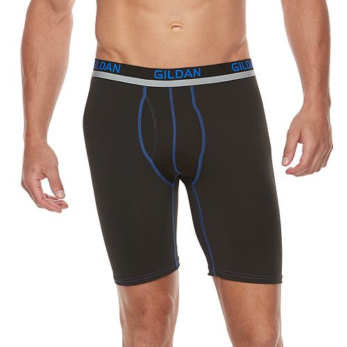 Men's Gildan 2pack PolyStretch LongLeg Boxer Briefs
