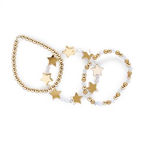 Girls 4-16 Carter's 3-pk. Beaded Star Bracelet Set