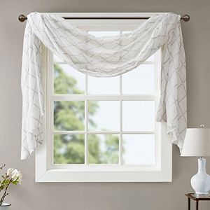 sheer window scarf ideas