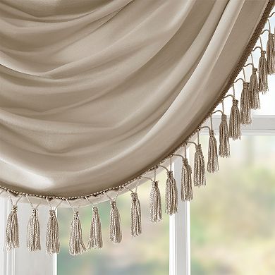 Madison Park Juline Waterfall Embellished Valance