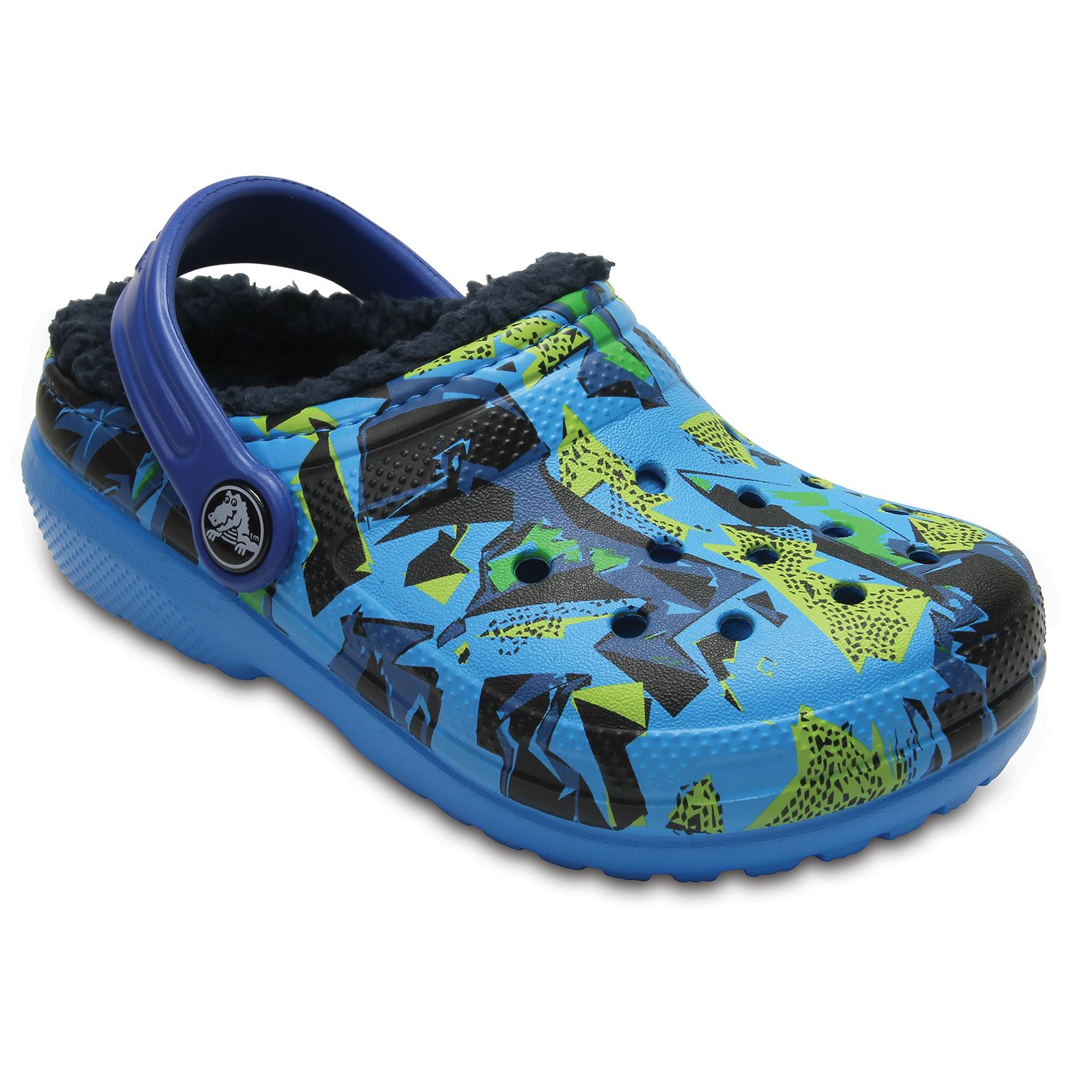 crocs classic lined graphic clog