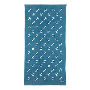 IZOD Diagonal Anchors Beach Towel
