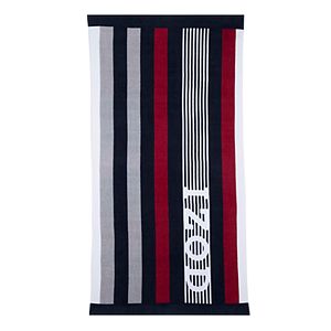 IZOD Racing Stripe Beach Towel
