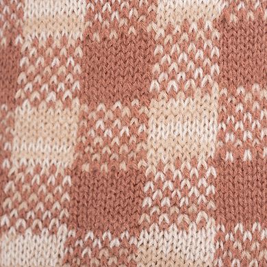 Women's MUK LUKS Fairisle Gripper Crew Socks